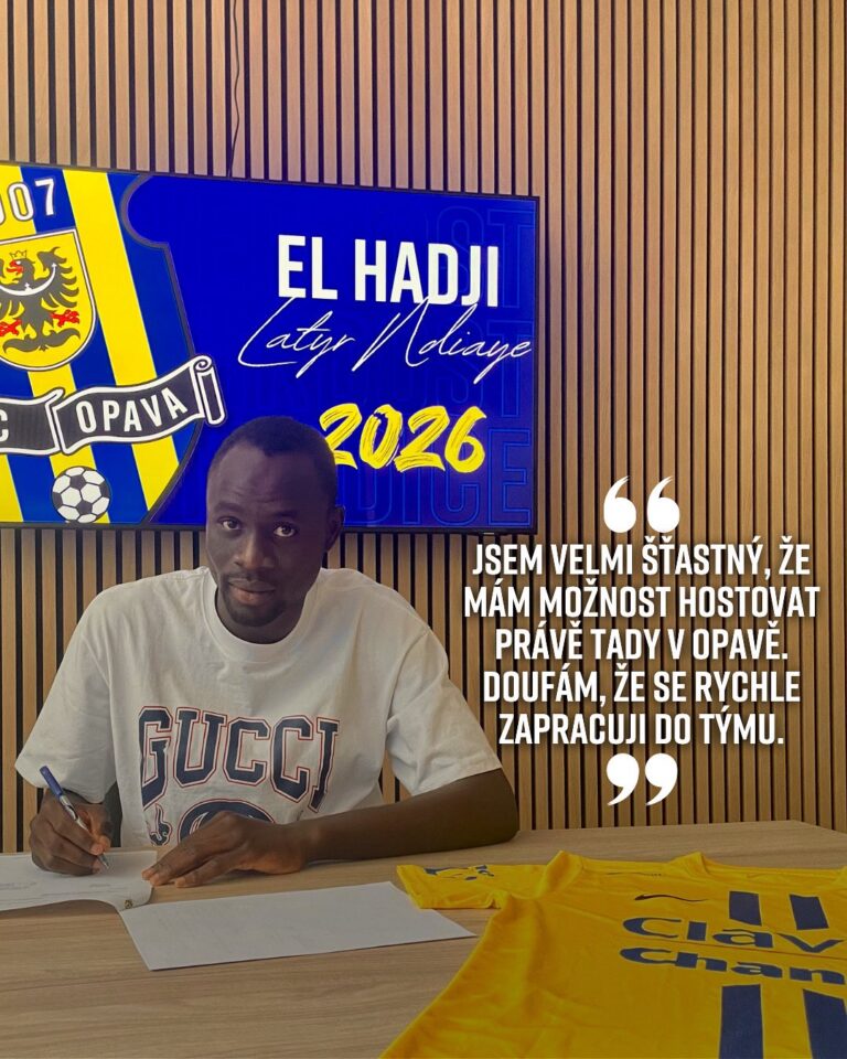 El Hadji Ndiaye prêté au SFC Opava