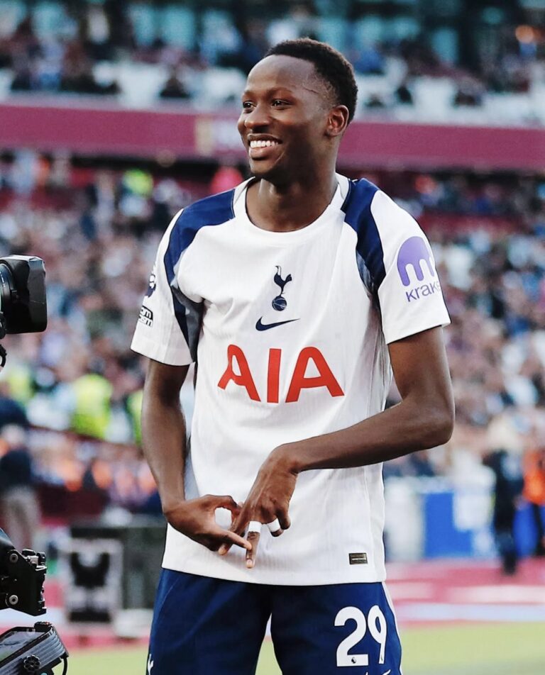 Les chiffres le prouvent : Tottenham est plus fort avec Pape Matar Sarr titulaire